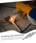 24 Piece Low Temperature Flux Core Aluminum Welding Rods And Wire Set For Easy Operation And Smooth Welds in use