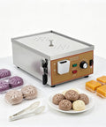 Electric Food Steamer For Commercial Kitchens, Heavy Duty Stainless Steel Two Tier Steam Machine with buns and utensils