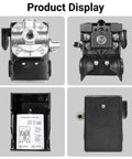 Pressure Switch For Two Stage Air Compressor Five To Seven And A Half HP 135 To 175 PSI With Unloader And Four Port On Off Lever
