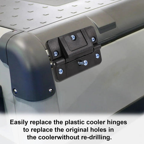 Replacement Igloo Cooler Hinges 2 Pack For 150 To 165 Qt Coolers Oversized Mechanical Hinges With 12 Stainless Steel Screws