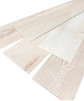 Top Shelf Solid Maple Board Unfinished Wood Plank Kiln Dried One Side Sanded showcasing multiple light-colored wood planks.