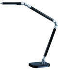 Summit Flex Ultra Reach 10W LED Desk Lamp With Flicker Free Natural Daylight Light USB Charging Port Six Dimming Levels 447 Lumens