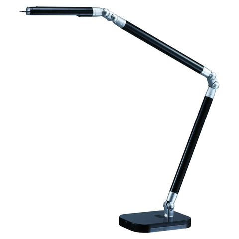 Summit Flex Ultra Reach 10W LED Desk Lamp With Flicker Free Natural Daylight Light USB Charging Port Six Dimming Levels 447 Lumens