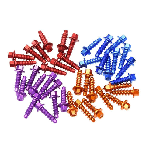10Pcs Self Tapping Screw Bolt Kit For SX SXF XC XCF EXC EXCF XCW XCFW Six Days colorful anodized aluminum bolts