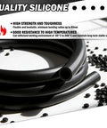 Silicone Radiator Heater Hose 5/8 Or 3/4 Inch ID 9.84 Ft Cuttable Flexible Coolant Water Air Transfer Hose With 246 PSI Burst Pressure For Cars SUVs Trucks No Fuss Easy Fit coiled in sunlight with resistance to high temperatures.