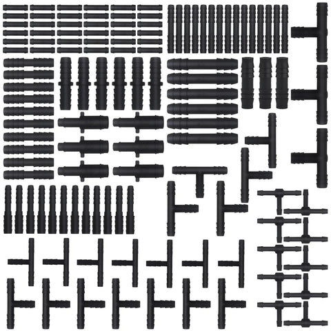 All Size Automotive Silicone Vacuum Hose Kit With 1/8 to 3/8 Inch Tubes Includes 126 Nylon Vacuum Connectors In 13 Sizes Red Built For DIY Upgrades