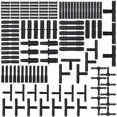 Versatile High Performance Automotive Silicone Vacuum Tubing Hose Kit Including 126 Premium Nylon Connectors in 13 Varied Styles