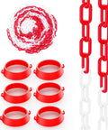 32 Foot Plastic Chain With 6 Connector Kits For Linking Traffic Cones And Barriers A Pro Grade Setup For Construction Sites Roadwork