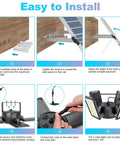 Installation guide for Heavy Duty Solar Shed Lights With Four Bright Heads Offering 1200 Lumens And Kickass Motion Sensor Detection.