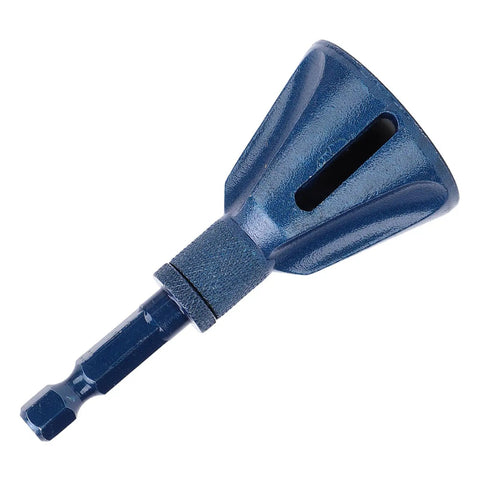 Heavy Duty Helical Chamfer Tool With 1/4 Inch Hex Shank And Solid Tungsten Steel Build For Quick Deburring and clean edge bevels