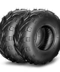 All Terrain Mud ATV UTV Tires 16x8-7 Set Of 2 Tubeless 4 Ply With Directional Tread Grippy On Rough Trails For Go Karts