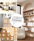 Heavy Duty Steel Shelf Clips For Metal Cabinets And Display Units Easy To Use Lightweight Shelf Supports Ten Pack with shelves