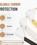 120 Pack Adjustable Cardboard Corner Protectors For Frames And Artwork, Fits 1in, 1.5in, And 2.2in Edges, Heavy Duty Corrugated Corner Guards