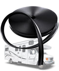 Black 1-inch RV vinyl trim molding roll, 120 ft exterior weather stripping for campers and trailers