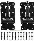 Heavy Duty Gate Hinges 2 Pack For Wooden Fences And Barn Doors Self Closing Outdoor Gate Hardware Tough As Nails Stainless Steel