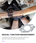3 Inch Exhaust Flange Repair Kit 2 Pack Split Flange With Nuts and Bolts Galvanized Carbon Steel Auto Parts for Turbo Engine in use.