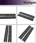 Heavy Duty Two Pack Track Tie Down Rails For Vans And Trailers Rock Solid Galvanized Steel with twelve slots for secure cargo.