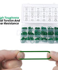 270 Pcs Rubber O Ring Kit With 18 Sizes High Temperature Buna N Seals For Industrial Pneumatic AC Plumbing Repairs