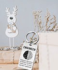 Engineer Gifts Keychain For Software Data Mechanical And Electrical Engineers A Nerdy Cool Techie Keepsake, stainless steel design