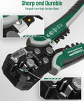 Close-up of Self Adjusting Wire Stripper With Non Contact Voltage Detection 4 In 1 Automatic Wire Stripping Tool showing details.