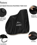 Durable Kids Water Table Cover For Pump And Splash Discovery Pond Water Table Weatherproof 600D Oxford Fabric With UV Coating