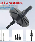 Heavy Duty Harmonic Balancer Puller Tool Kit for Easy Crankshaft Pulley Removal and Steering Wheel Puller Set Wheel Remover
