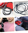 High Flow Gas Siphon Hose No Spill For Quick Liquid Transfer Hand Pump Siphon on boat fuel tank, 12mm NBR rubber hose