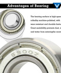 Close-up of 6900Z bearings from Beefy Mini Bike Steering Bearings Bushing Kit With 6900Z Deep Groove Ball Bearings For 98cc 100cc 196cc 200cc