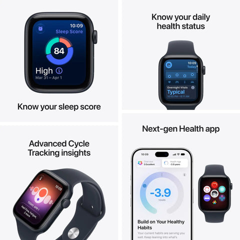 Trusted 40 Millimeter Gps Smartwatch Providing Legit Sleep Scores Temperature Insights And Solid Vitals Tracking For Active Lifestyle Crews Crushing Daily Workout Goals displaying sleep score and health insights.