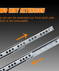 Heavy Duty Metal Drawer Slides Set Of Two 13.5 Inch Rails For Cabinets And Dressers Smooth Two Way Extension Rustproof Steel Construction Built To Last Easy Glide Fit For Replacing Old Drawer Guides, two-way metal drawer slides