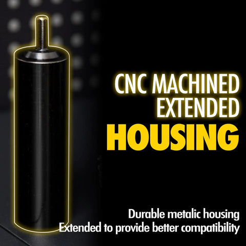 Pro Grade Wheel Hub Resurfacing Kit With Metal Housing And Brake Surface Cleaner, CNC Machined Extended Housing
