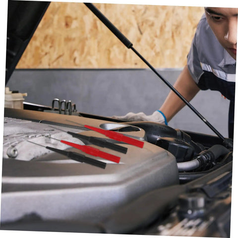 Mechanic using 16-Piece Automotive Probe Kit For Multimeter Back Probes, Precision Detection Needles, Lightweight Insulated Probes