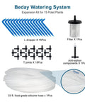 Replacement Accessories Kit For Automatic Plant Waterer For 15 Potted Plants with hose, L droppers, T joints, filter, anti-siphon