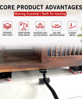 Heavy Duty Furniture Dollies Set With 360 Degree Swivel Casters And Smooth Rolling Wheels demonstrating core product advantages.