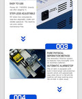 Advantages of Upgraded Coolant Tank Purifier And Oil Water Separator For CNC Machines with features like automatic control and easy maintenance.