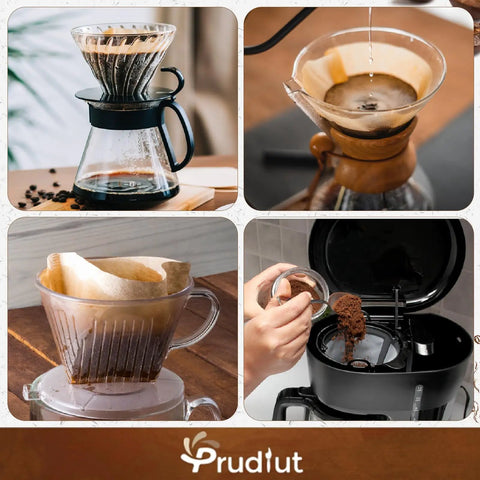 Real Deal Unbleached Number Four Cone Coffee Filters Pack Of One Hundred for smooth sippin in drip coffee makers.