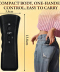 Ultrasonic Bark Deterrent for Dogs 3 in 1 Training Tool with LED Light, compact size, fits in jeans pocket