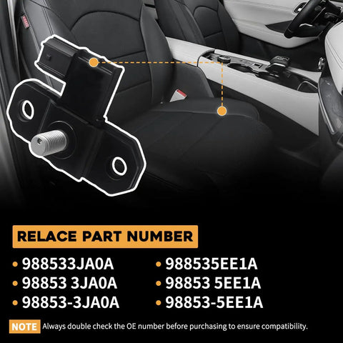Nissan Right Seat Occupant Sensor Replacement Drop-In For Altima Pathfinder Sentra Murano Maxima 2013-2019 And Infiniti JX35 2013 And QX60 2014-2019 Replaces 98853-3JA0A 98853-5EE1A front seat sensor
