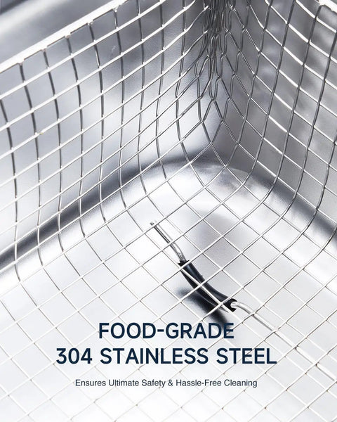 Close-up of food-grade 304 stainless steel basin inside Pro Grade 6.5L Ultrasonic Cleaner With Knob 1.7 Gallon 40kHz Digital Heated Cavitation Cleaner