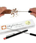 Cigar Draw Enhancer Tool And Nubber For Perfect Draw Every Time, Patented Technology, 5 Inch Accessory To Fix Tight Draws, Deliver Smooth Burns, Even Ash, And Consistent Hits On The Go, shown with cigar and box