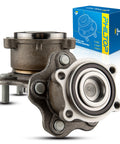 Front view of Rear Wheel Bearing Hub Assembly With ABS OEM Grade Fits 2007 2018 Nissan Altima 2009 2022 Nissan Maxima 5 Lug 2 Pieces
