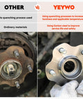 Comparison of worn wheel bearing and new front wheel bearing assembly with ABS for Buick, Pontiac, Chevy, Cadillac