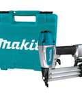 Renewed 18 Gauge Pneumatic Brad Nailer For DIY Pros, Drives Nails From Five Eighths To Two Inches, aluminum body with case