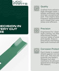 Replacement Heavy Duty 52 Inch Mower Blades Set For Ikon XD Edge Ikon X Gravely ZTX ZT HD ZTXL52 Zero Turn Mowers