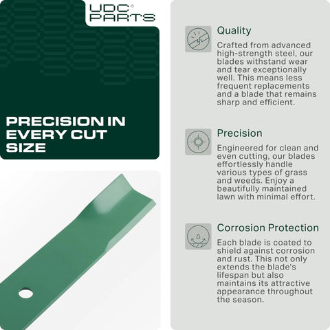 Replacement Heavy Duty 52 Inch Mower Blades Set For Ikon XD Edge Ikon X Gravely ZTX ZT HD ZTXL52 Zero Turn Mowers
