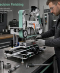 Drop Dead Solid 1500W Belt Grinder Sander 2X72 Variable Speed Floor Machine controlling precision grinding and polishing.