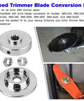 Weed Trimmer Blade Conversion Kit For Echo SRM Series Brush Blade Adapter Fits SRM 225 210 266 280 2620 And 2620T