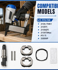Heavy Duty Pneumatic Impact Wrench Hammer Head Replacement Kit For Ingersoll Rand 2135 Series with compatible models highlighted.