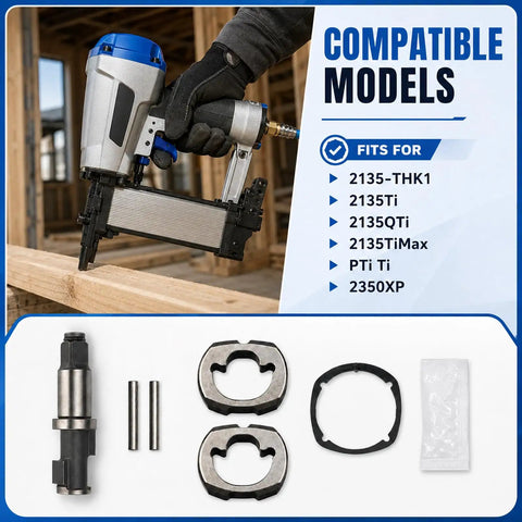 Heavy Duty Pneumatic Impact Wrench Hammer Head Replacement Kit For Ingersoll Rand 2135 Series with compatible models highlighted.