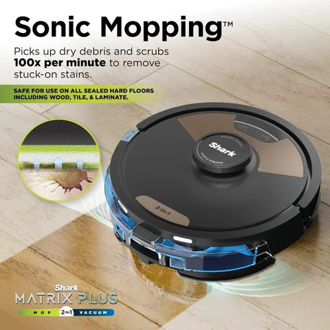 2-In-1 Robot Vacuum And Sonic Mop With Self-Empty Base, Smart Home Mapping, HEPA Bagless, Pet Hair Slayer, WiFi Connected